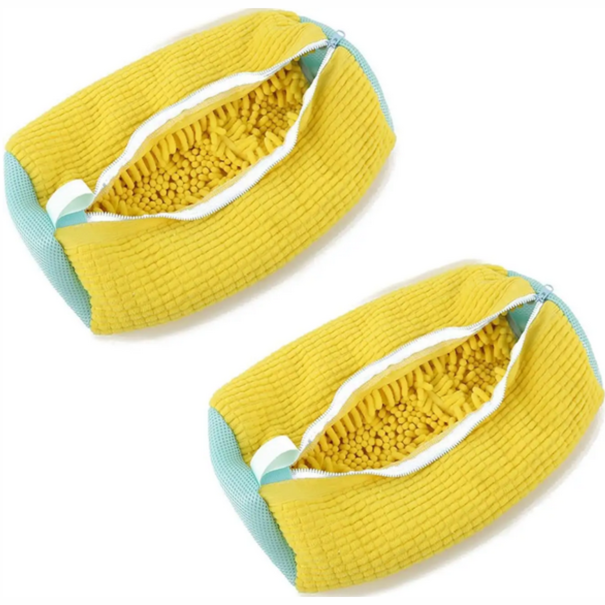 REUSABLE ZIPPER SHOE LAUNDRY BAG