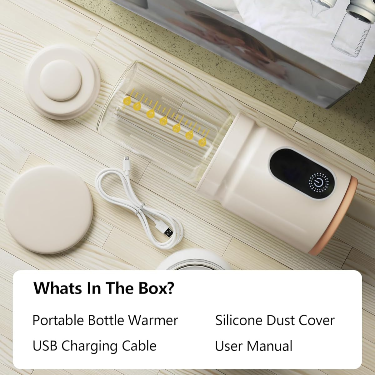 WIRELSS PORTABLE BABY MILK HEATER