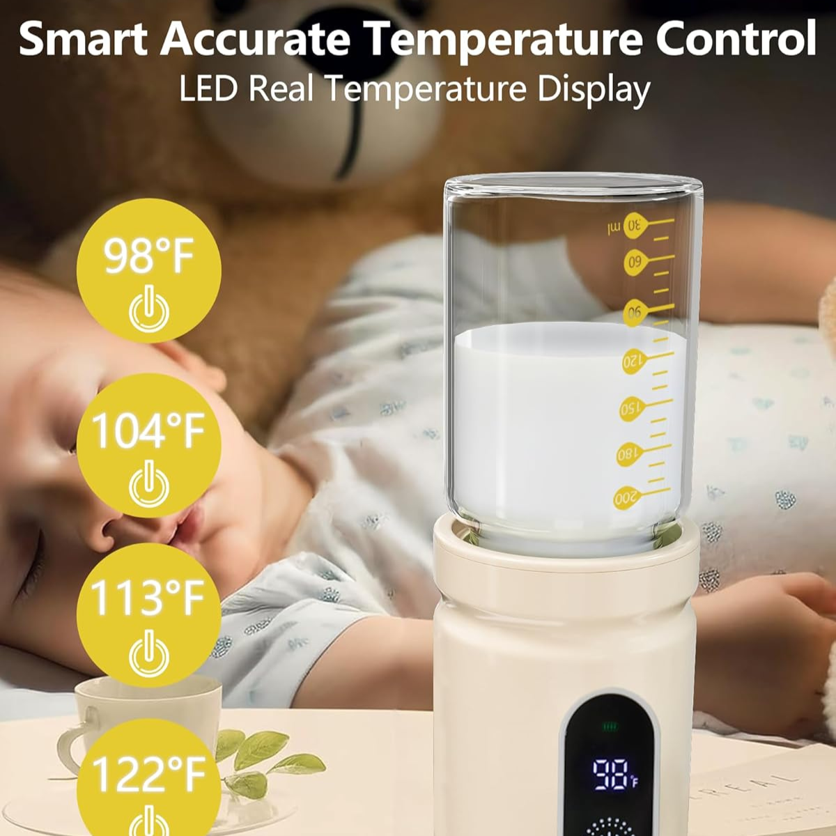 WIRELSS PORTABLE BABY MILK HEATER