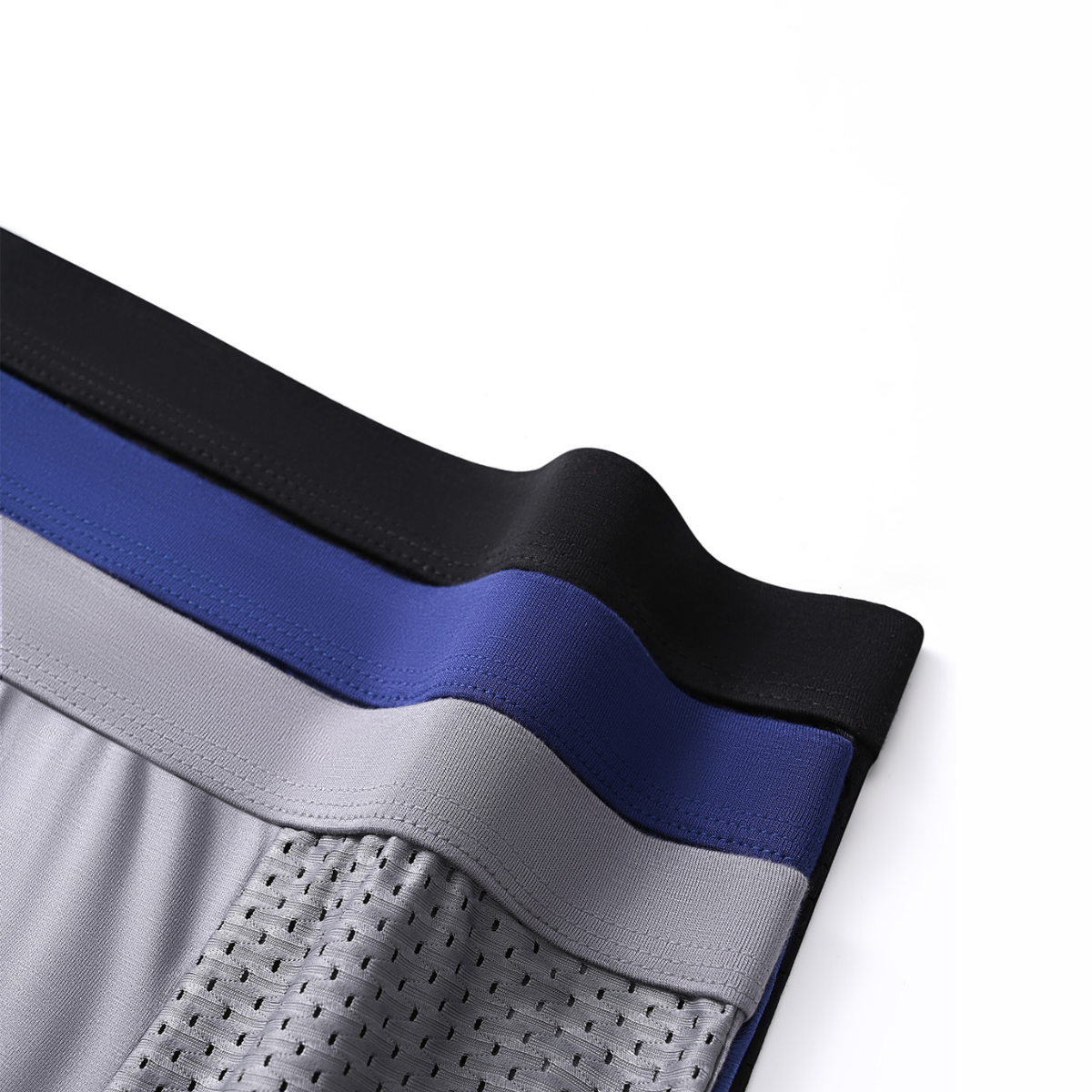 4PCs BREATHABLE MEN'S BOXER BRIEFS