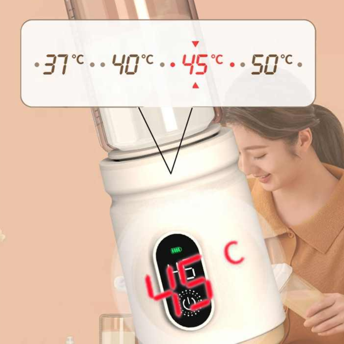 WIRELSS PORTABLE BABY MILK HEATER