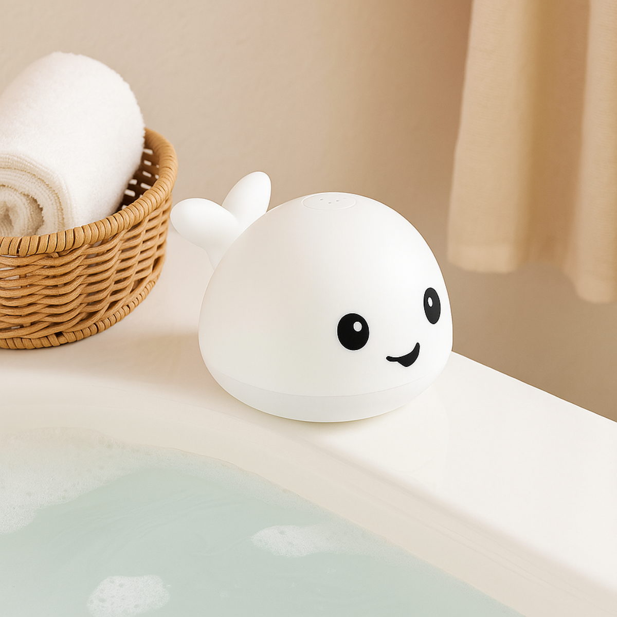 WHALE SPRAY WATER BATH TOY