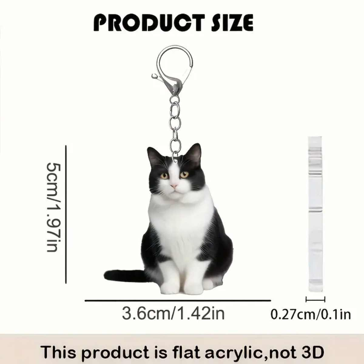 ACRYLIC PET KEY CHAIN
