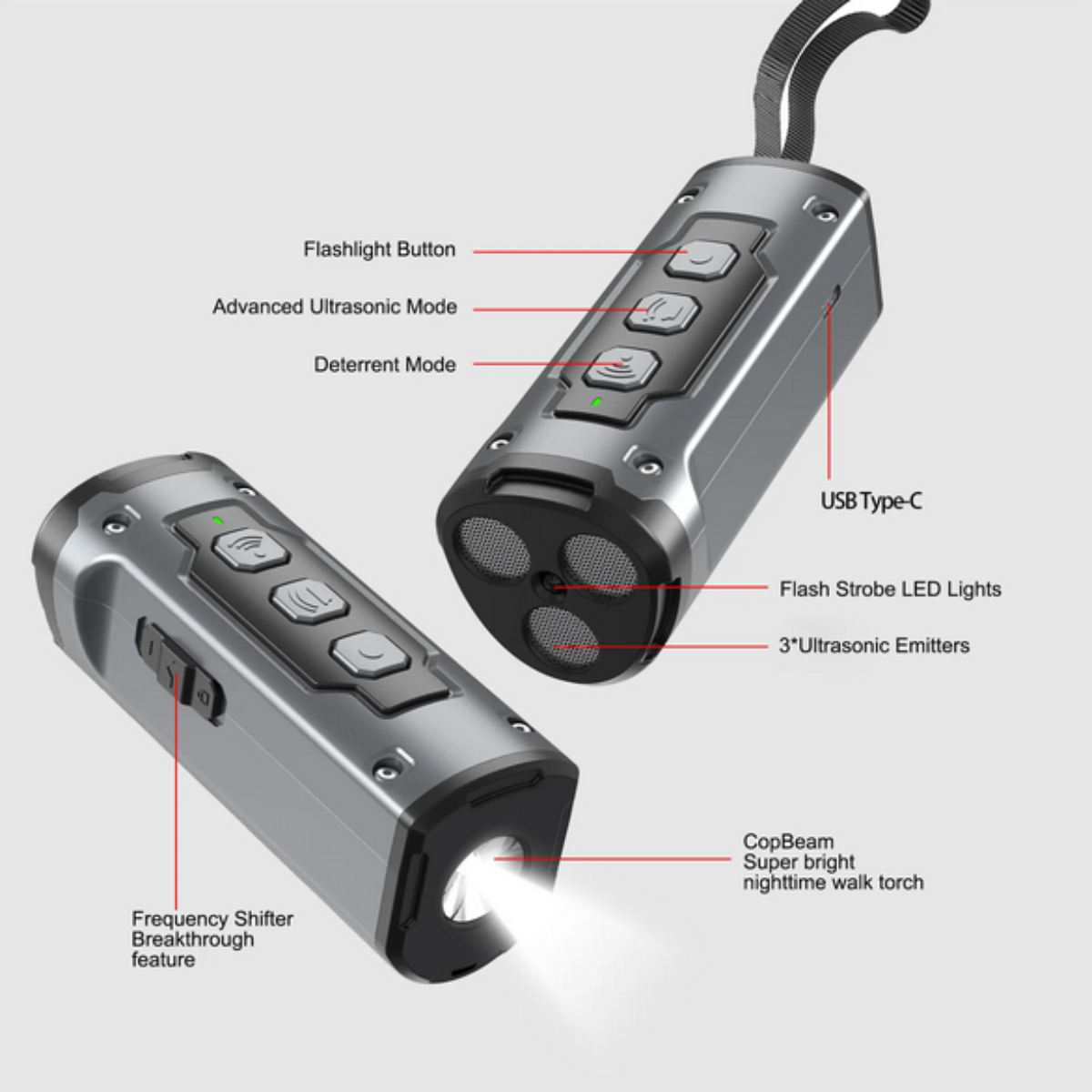ULTRASONIC DOG BARK REPELLANT