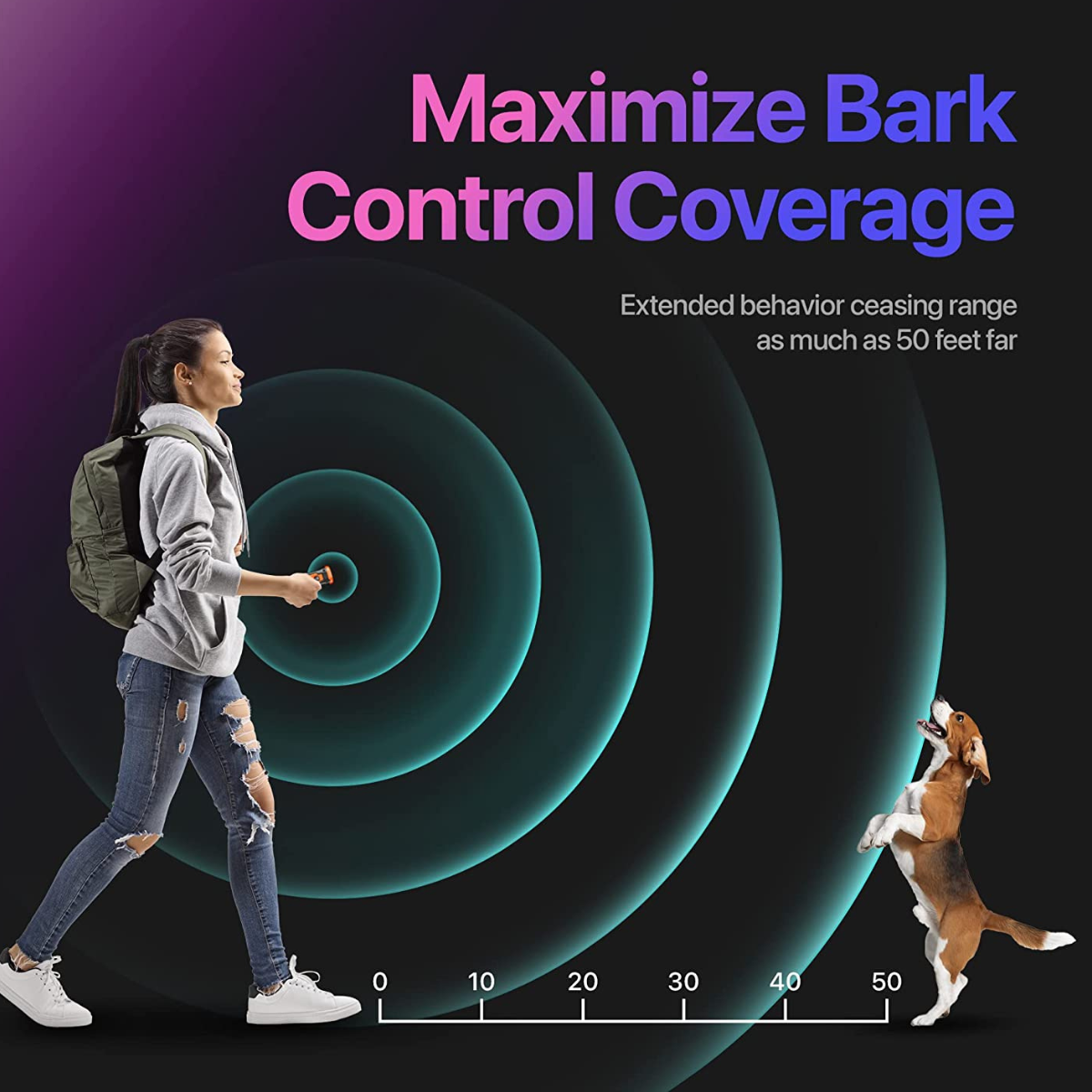 ULTRASONIC DOG BARK REPELLANT