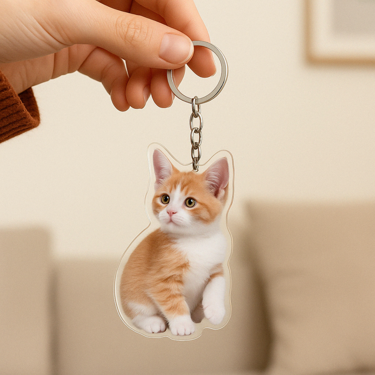 ACRYLIC PET KEY CHAIN