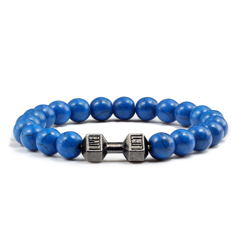 VOLCANIC STONE DUMBBELL BRACELET