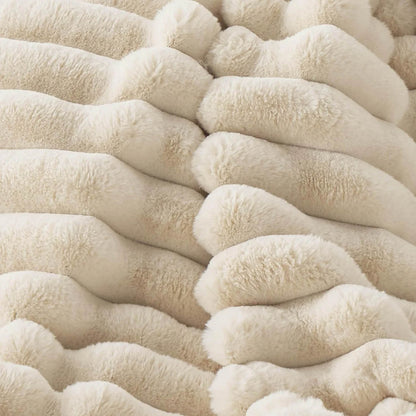 FUZZY FLANNEL THROW BLANKET